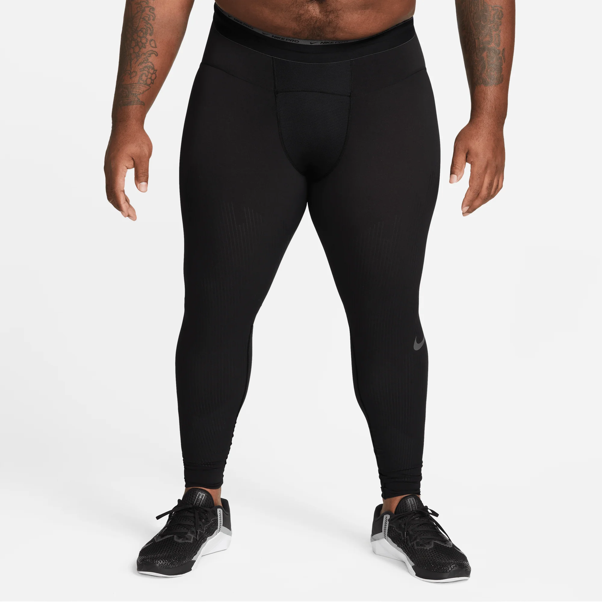 Nike Pro Dri-FIT ADV Recovery Men's Tights Black/Black/Iron Grey - Image 3