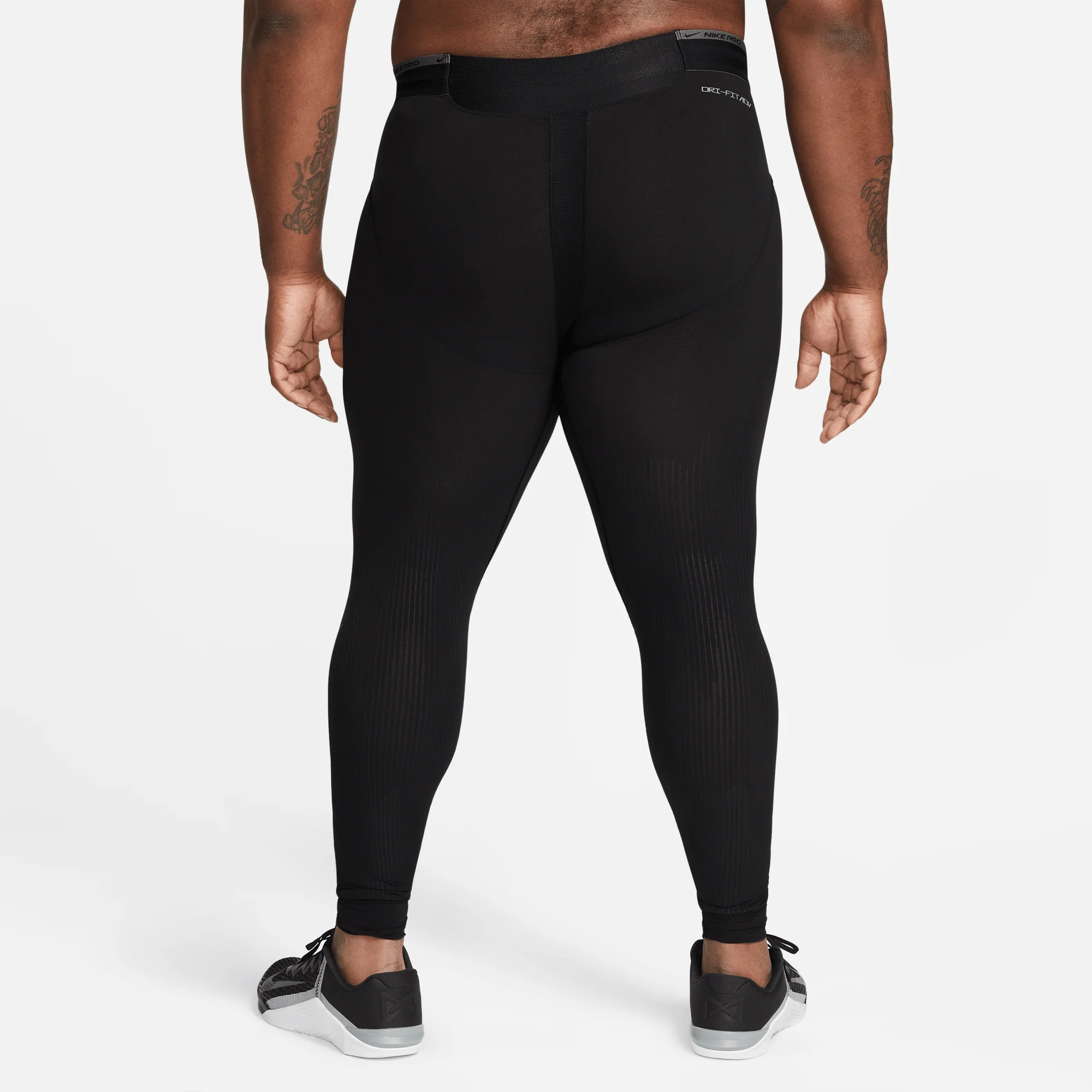 Nike Pro Dri-FIT ADV Recovery Men's Tights Black/Black/Iron Grey - Image 4