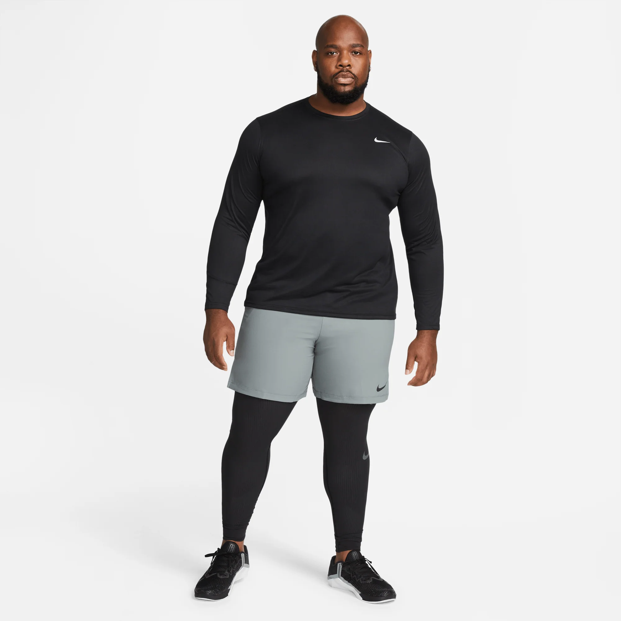 Nike Pro Dri-FIT ADV Recovery Men's Tights Black/Black/Iron Grey - Image 5