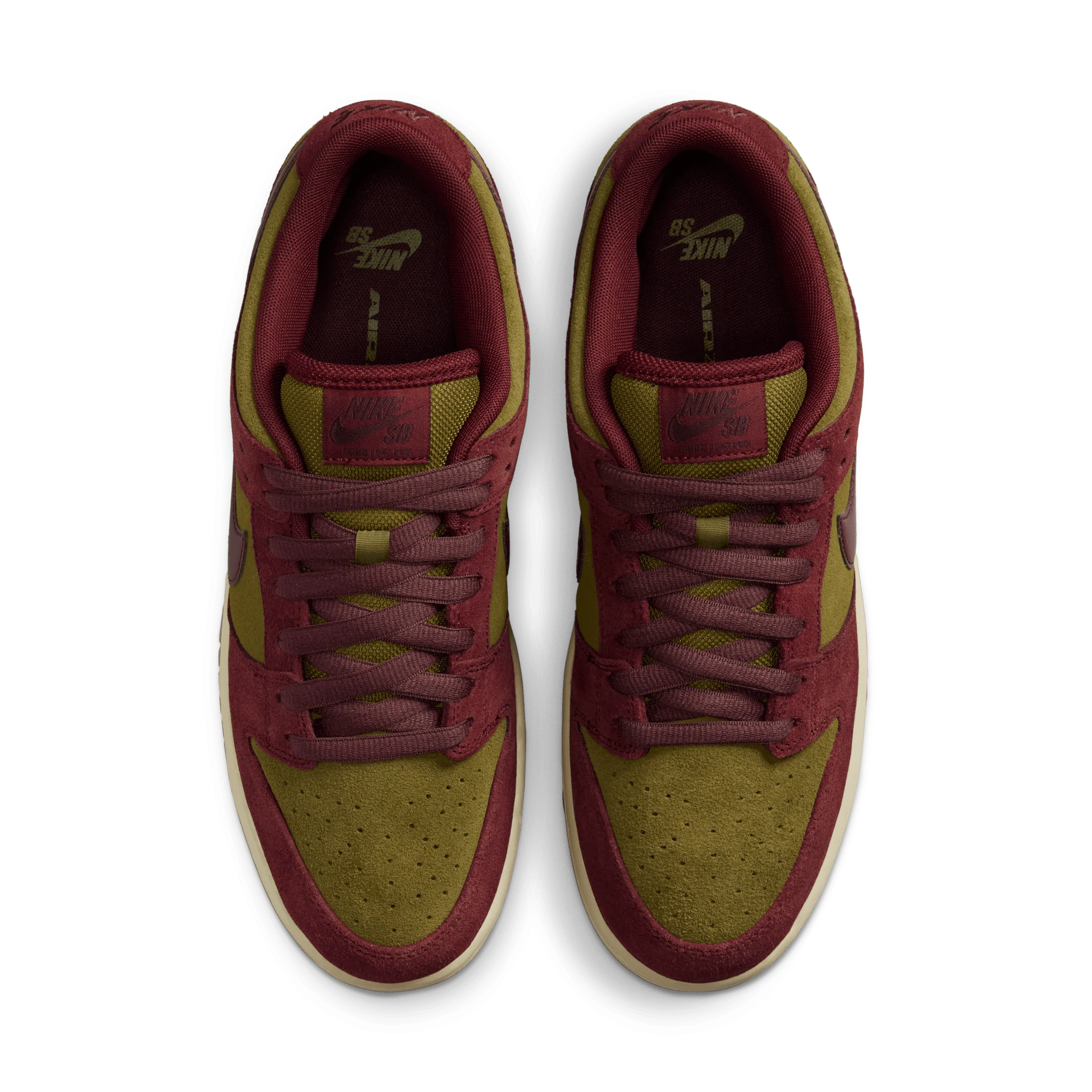 Nike SB Dunk Low Dark Team Red Olive Flak - Image 3