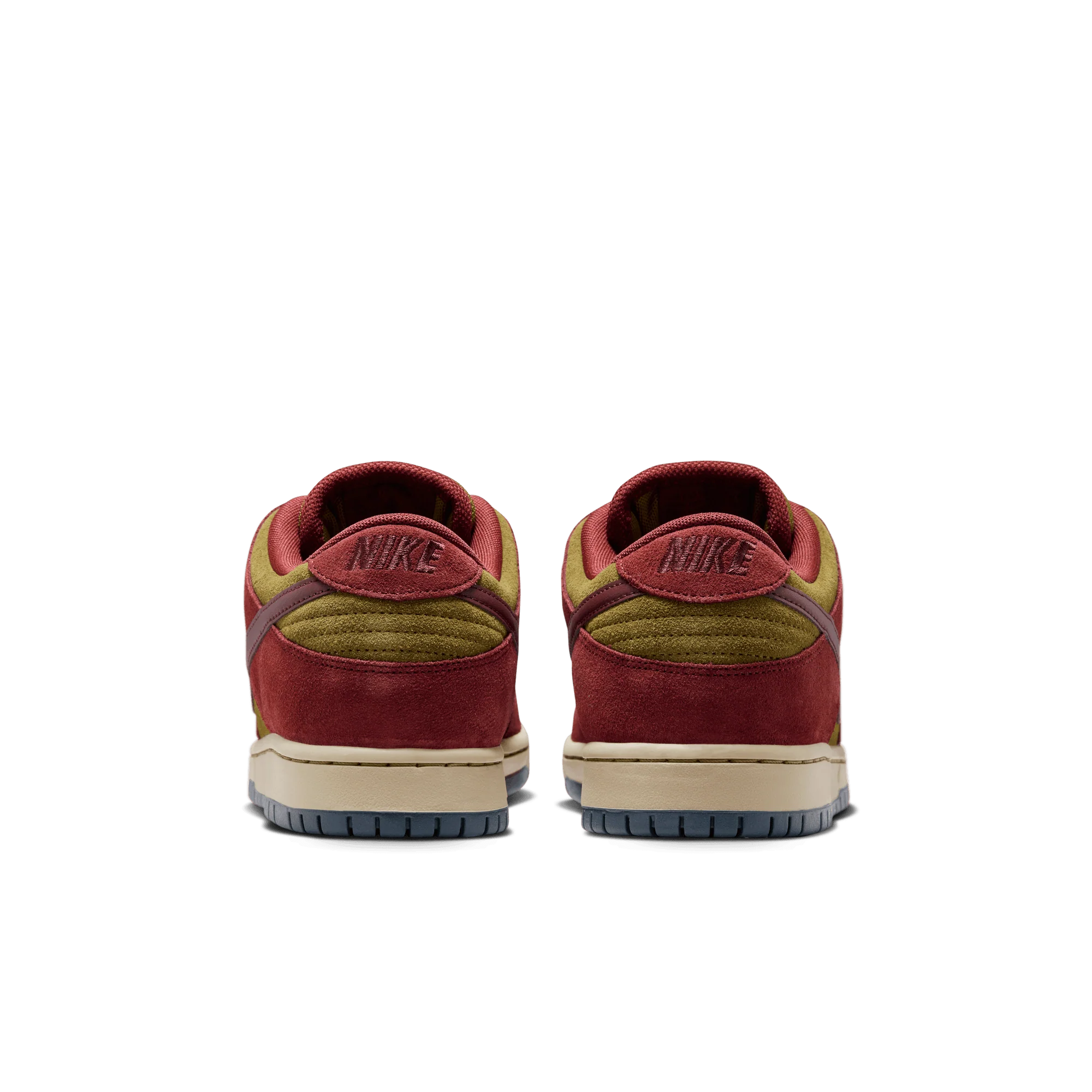 Nike SB Dunk Low Dark Team Red Olive Flak - Image 4