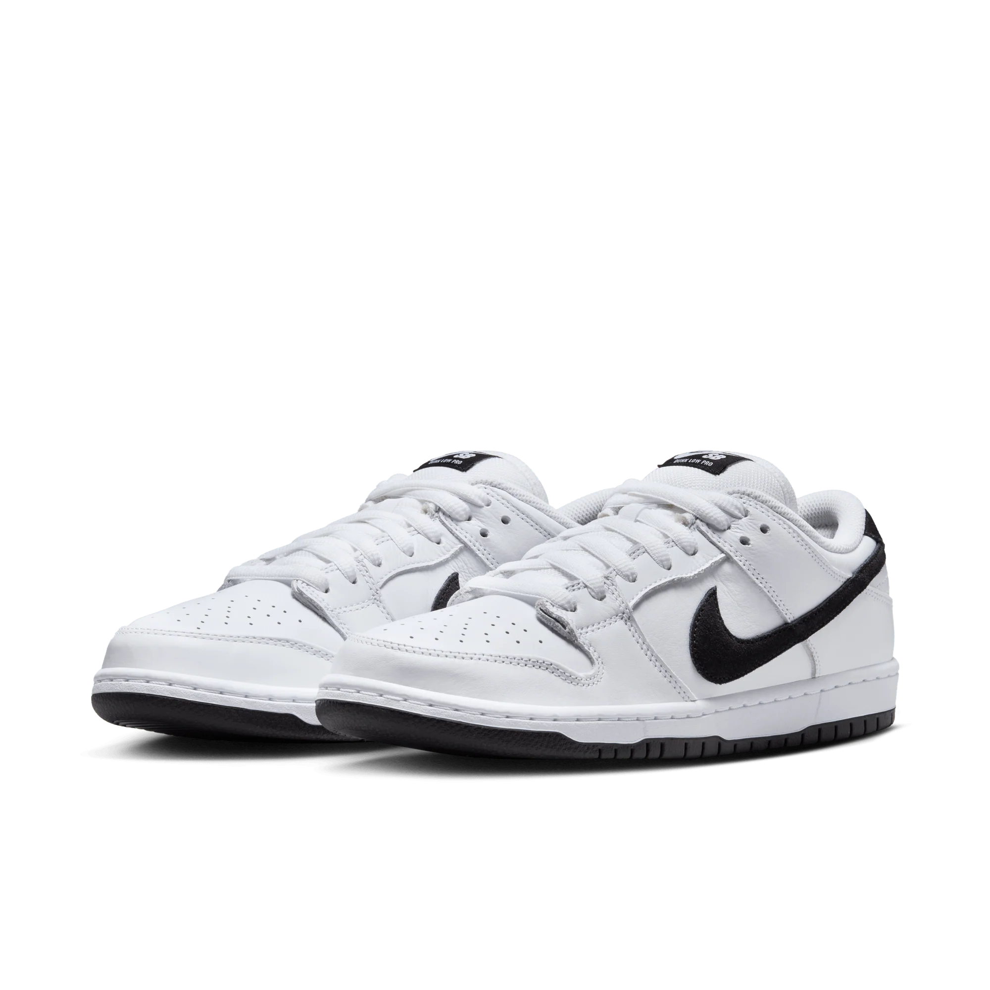 Nike SB Dunk Low White Black - Image 2