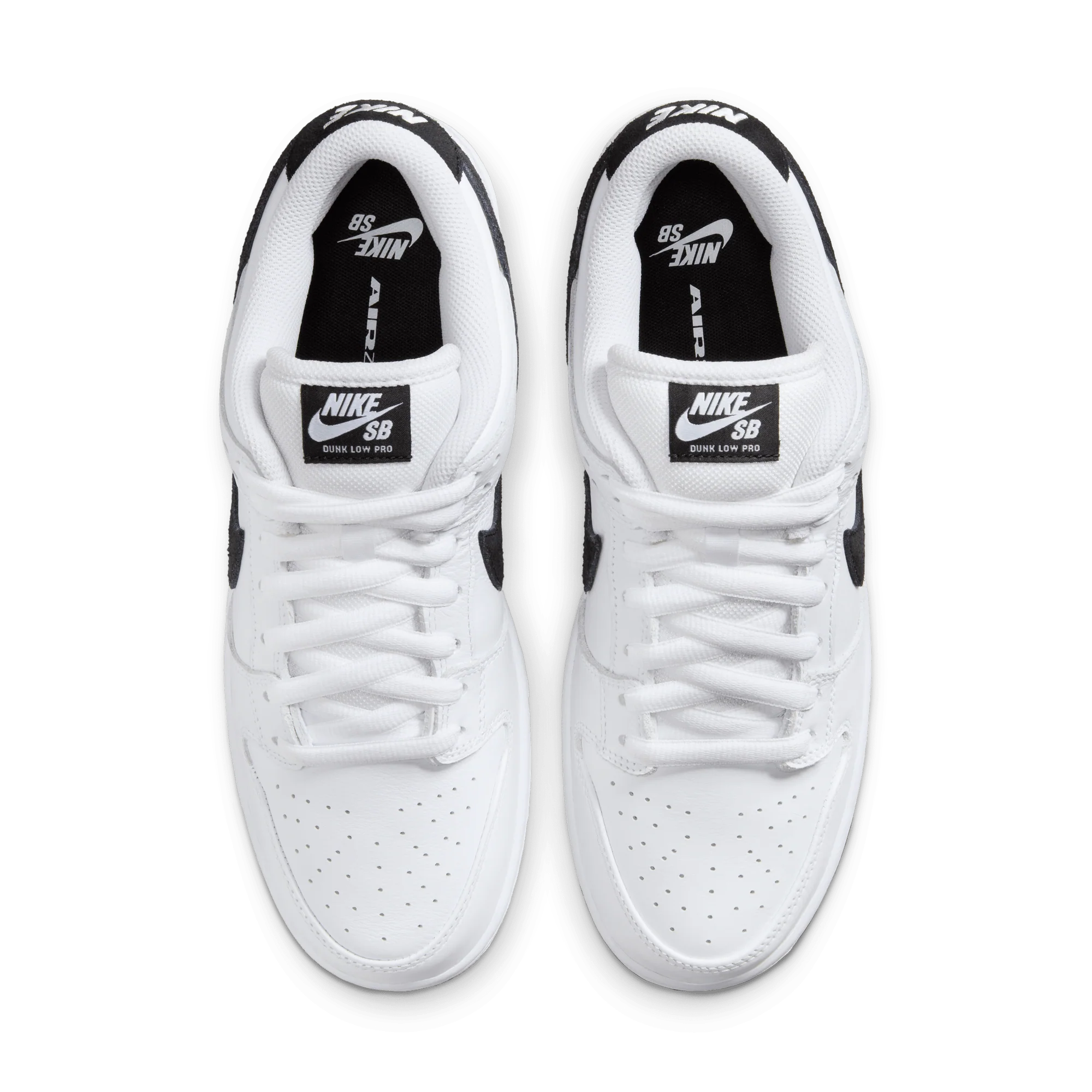 Nike SB Dunk Low White Black - Image 3