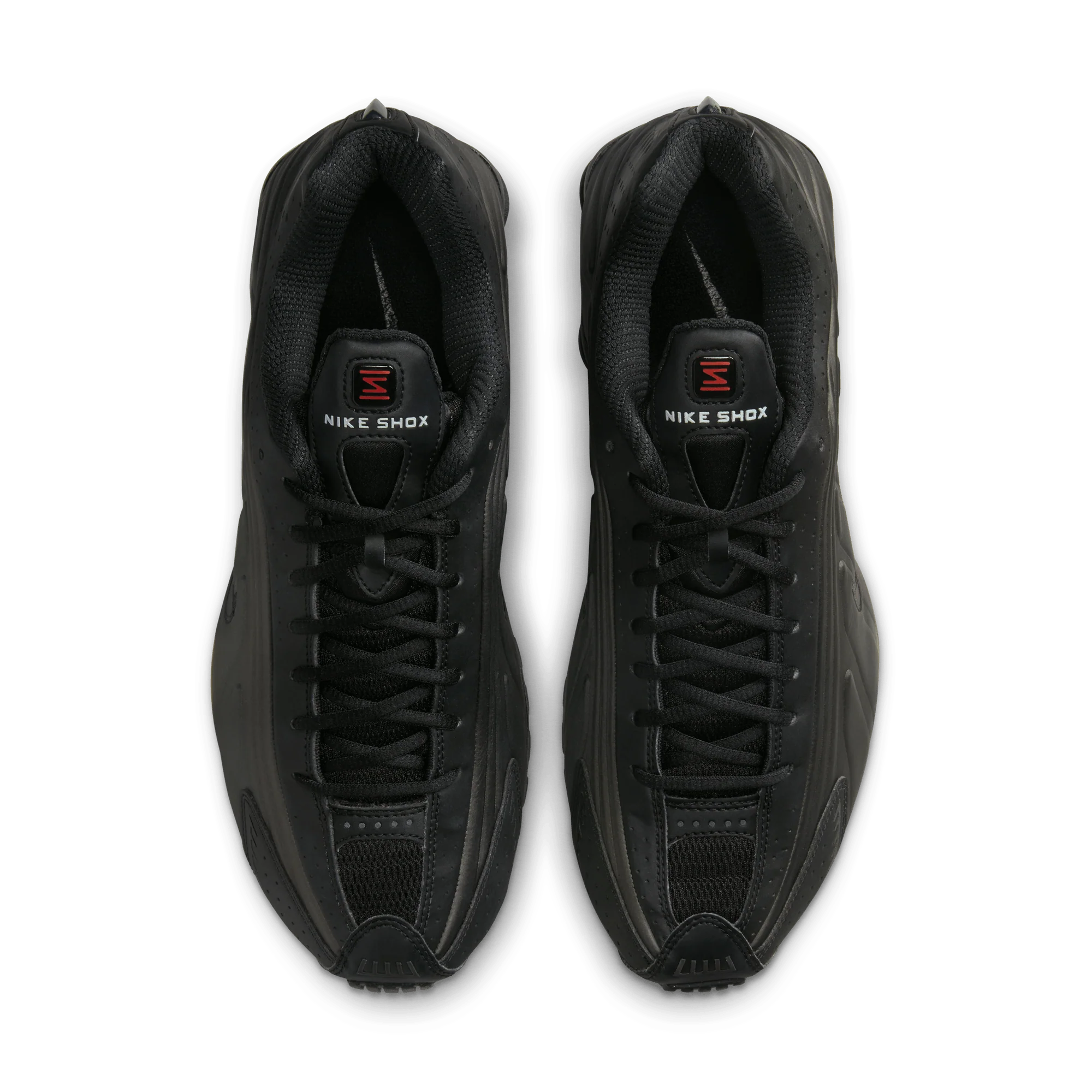 Nike Shox R4 Black Bright Crimson - Image 3