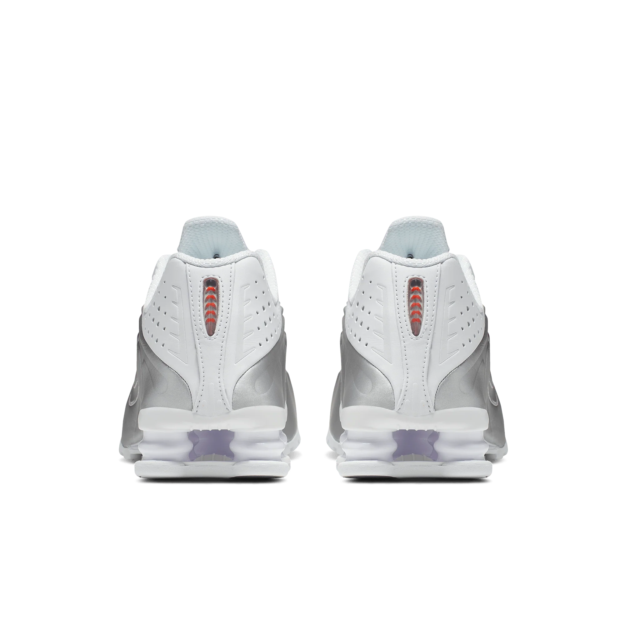 Nike Shox R4 White Metallic Silver (Women's) - Image 4