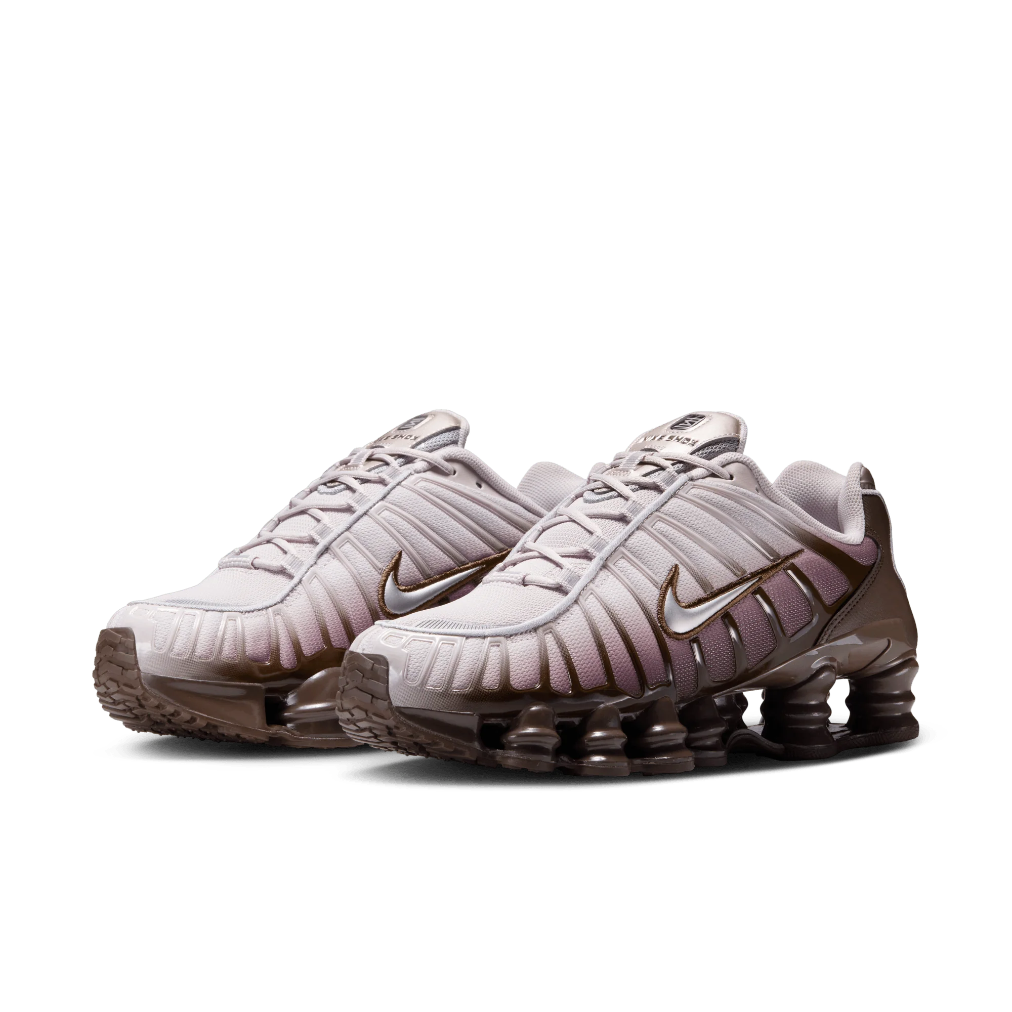 Nike Shox TL Baroque Brown Platinum Violet Metallic Silver (Women's) - Image 2