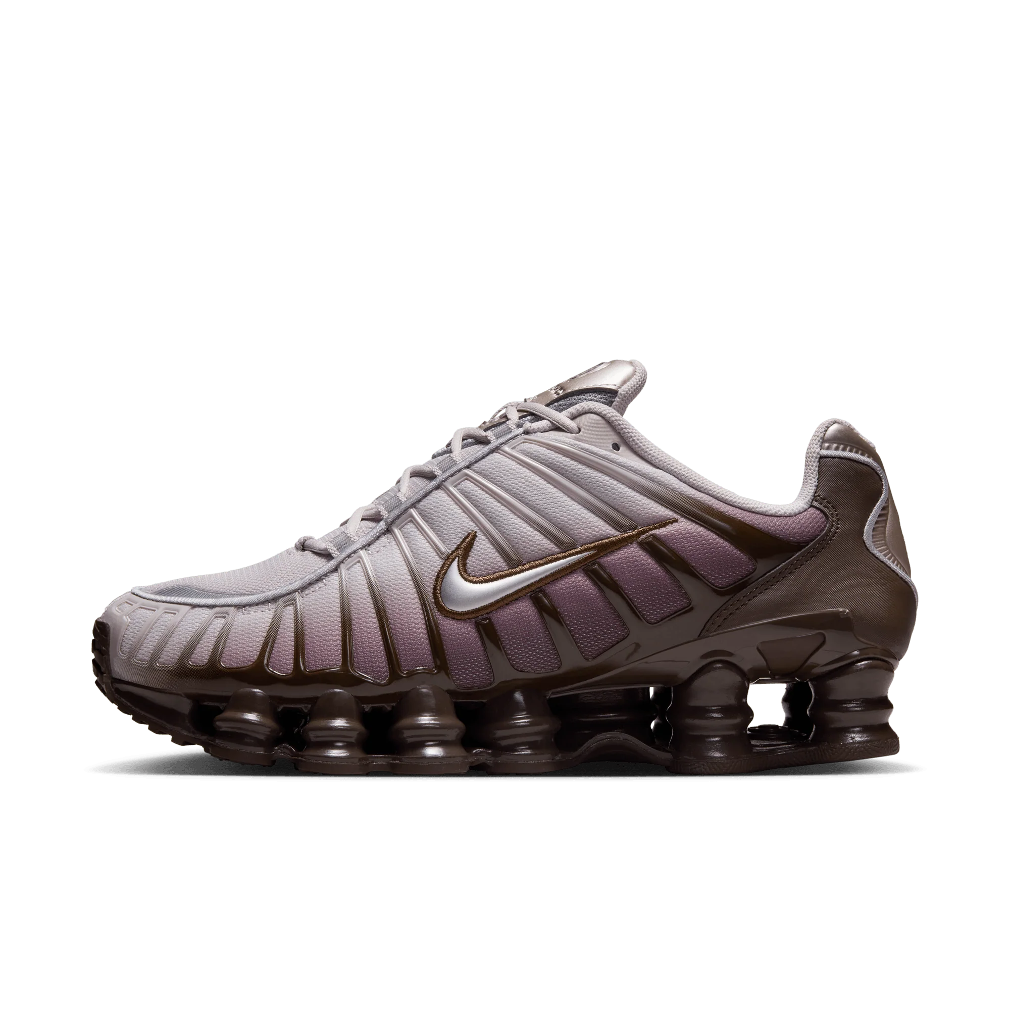 Nike Shox TL Baroque Brown Platinum Violet Metallic Silver (Women's) - Image 5