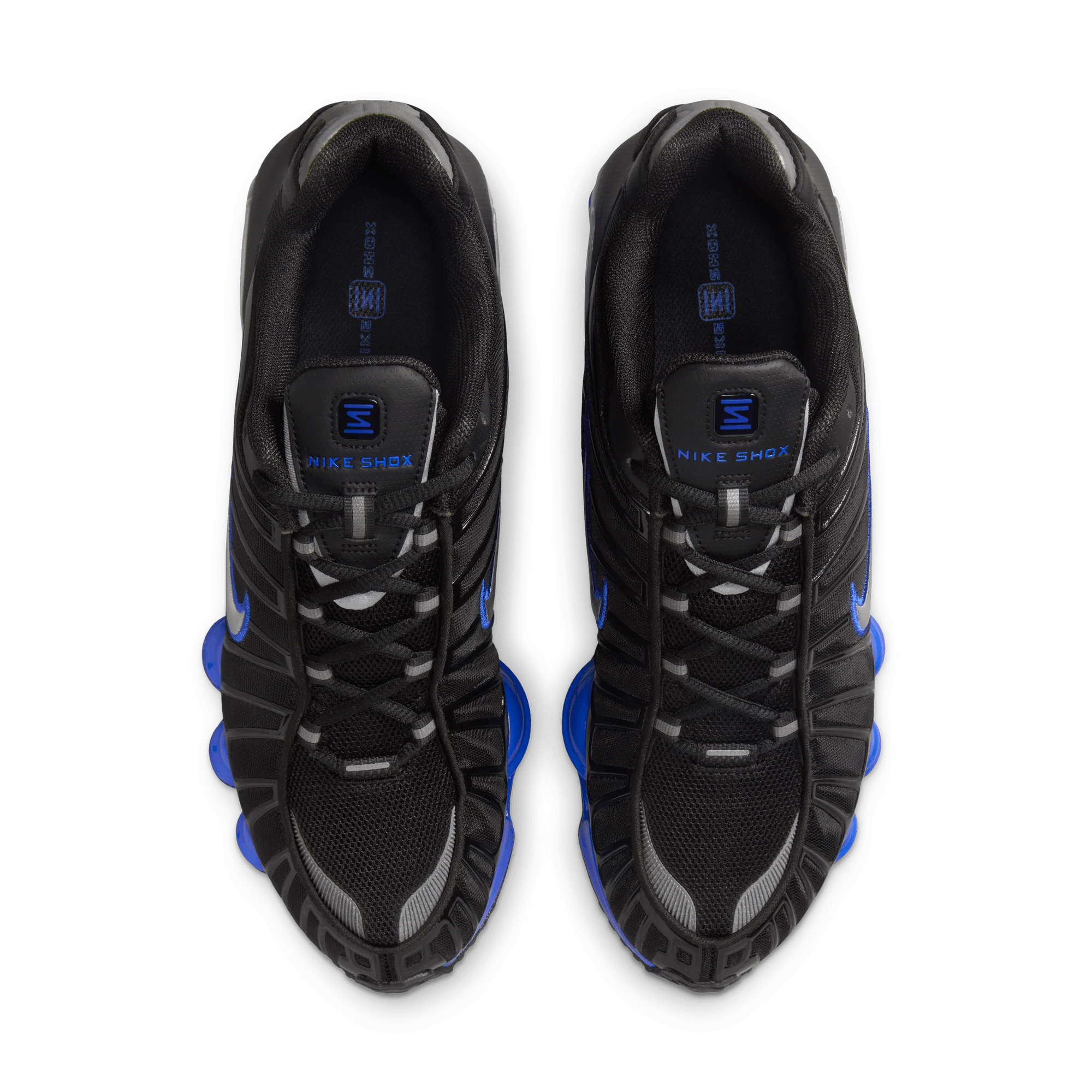 Nike Shox TL Black Racer Blue Metallic Silver - Image 3
