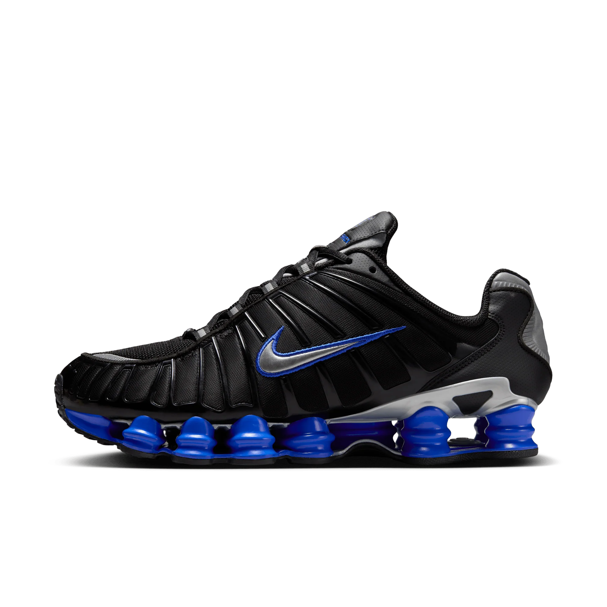 Nike Shox TL Black Racer Blue Metallic Silver - Image 5