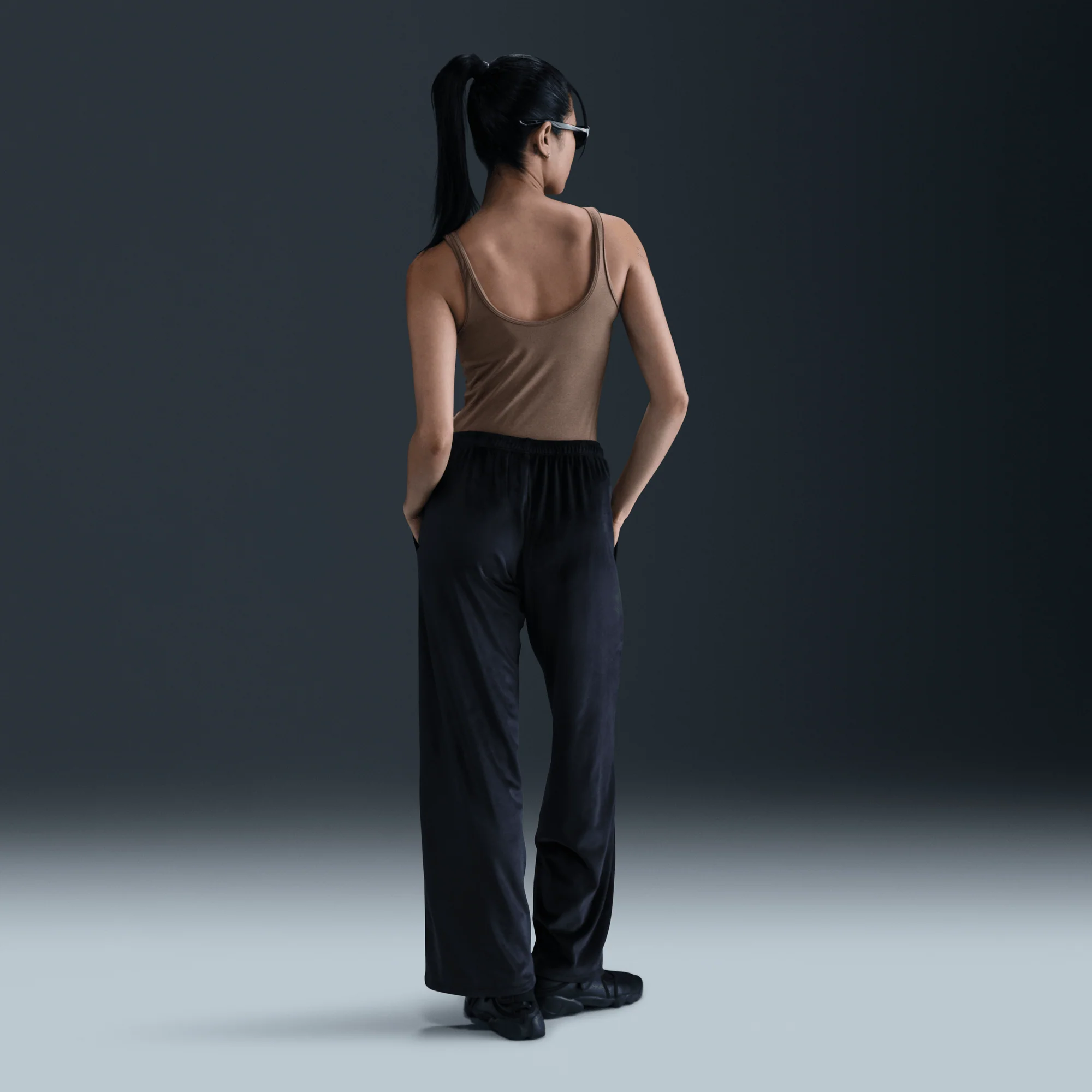 Nike Sportswear Chill Knit Women's Tank Top Mink Brown - Image 2