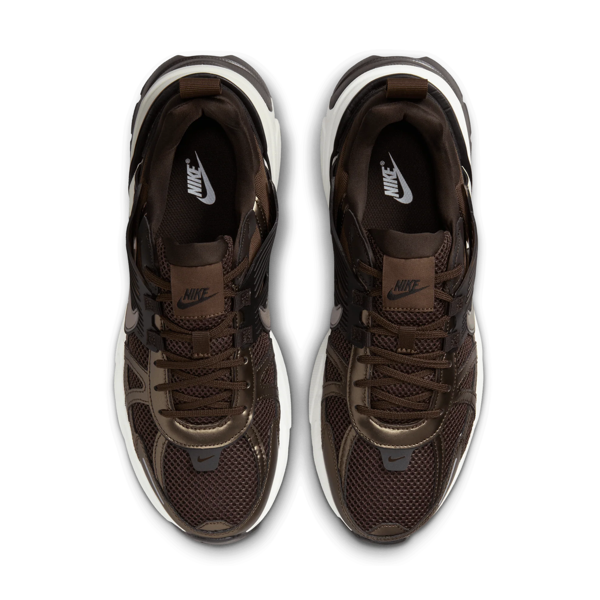 Nike V2K Run Velvet Brown White Black Baroque Brown - Image 3