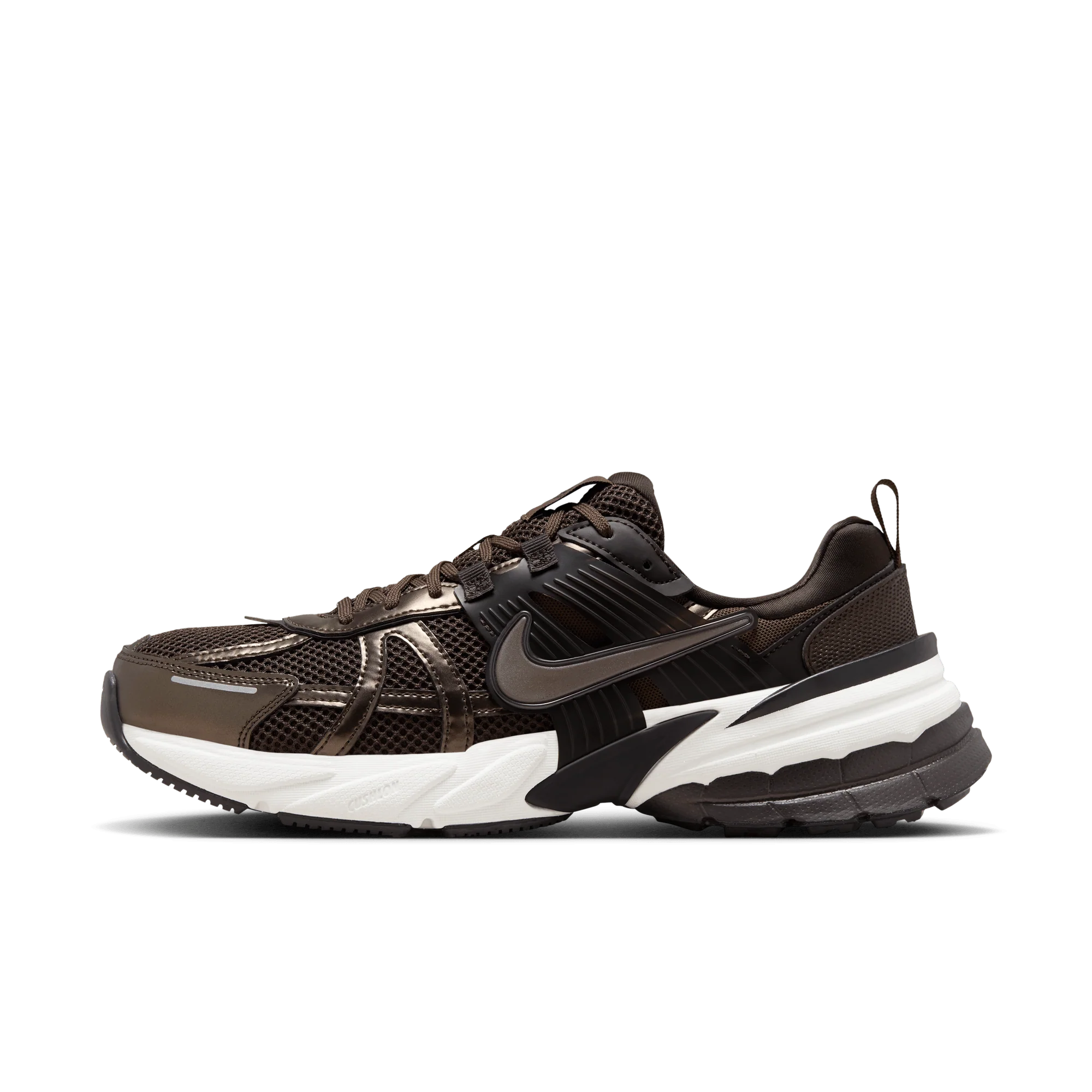 Nike V2K Run Velvet Brown White Black Baroque Brown - Image 5