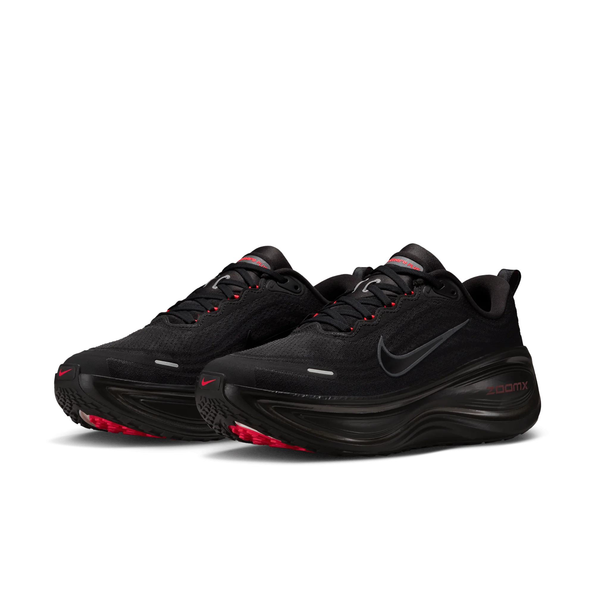 Nike Vomero Plus Black Bright Crimson - Image 2