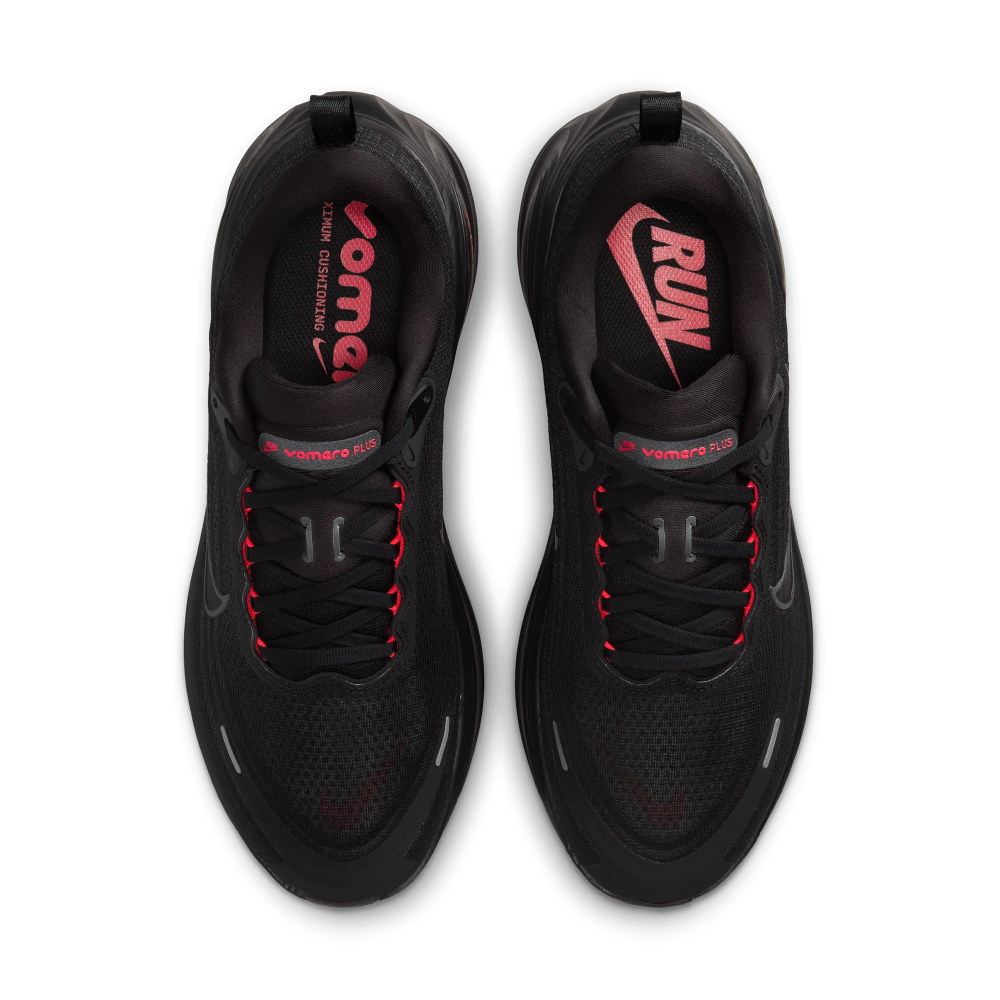 Nike Vomero Plus Black Bright Crimson - Image 3