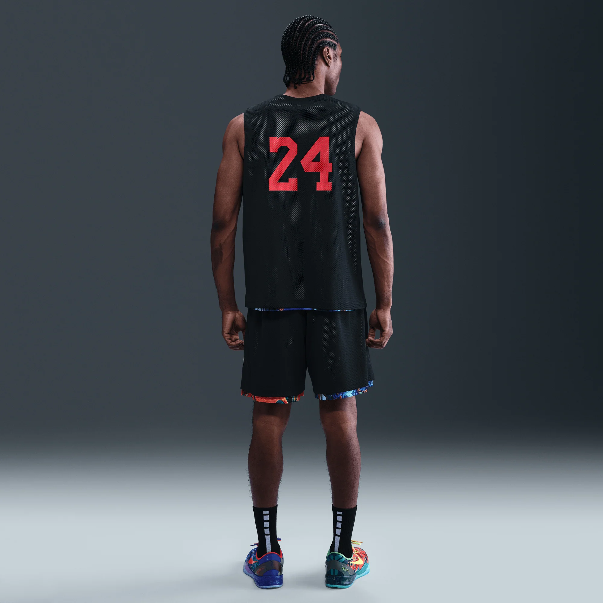 Nike What The Kobe Reversible Jersey Black/Bright Crimson - Image 2