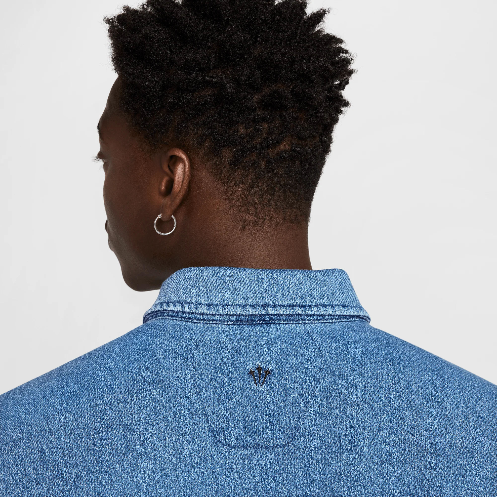Nike x NOCTA Opal Lily Pad Denim Shirt Blue Denim - Image 10