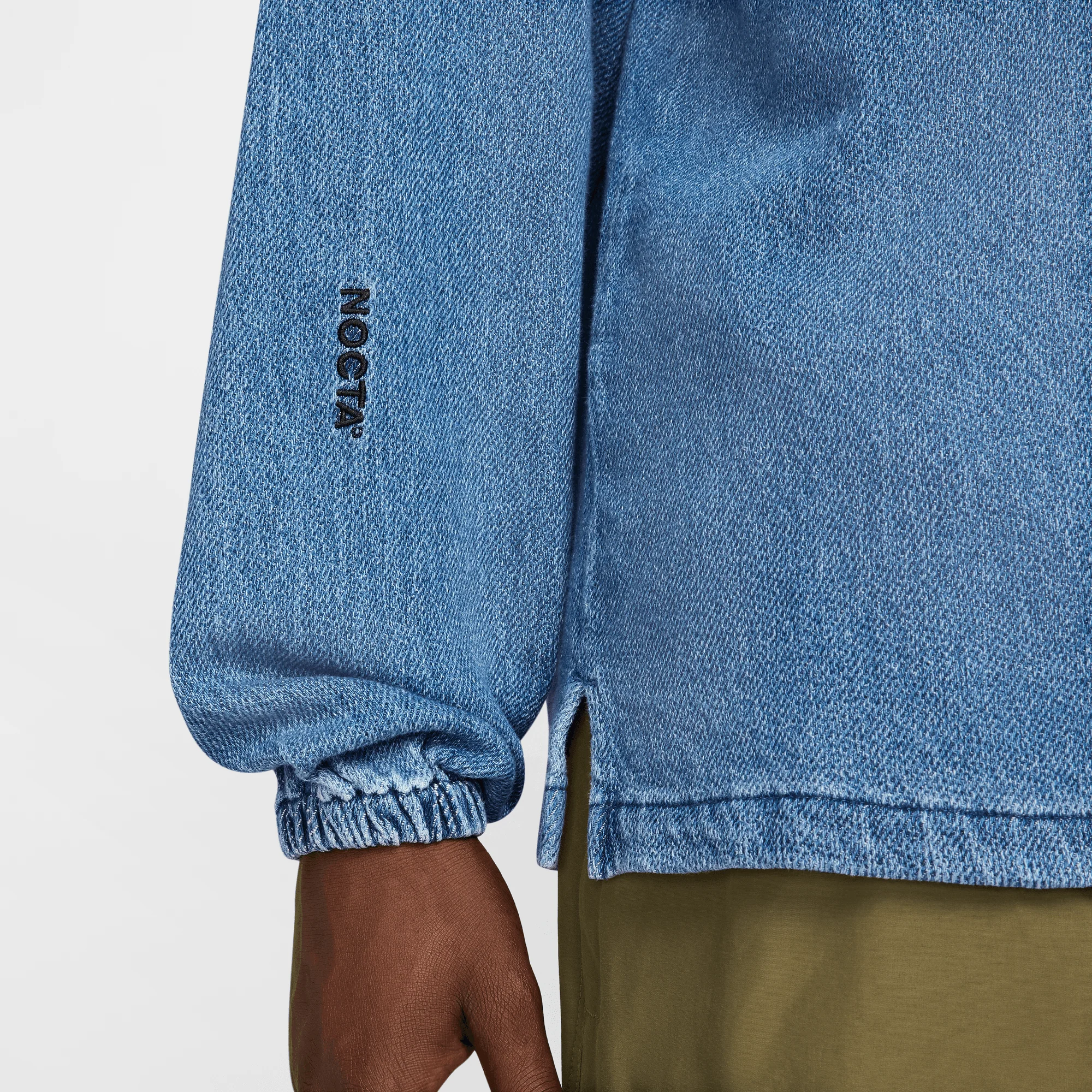 Nike x NOCTA Opal Lily Pad Denim Shirt Blue Denim - Image 5
