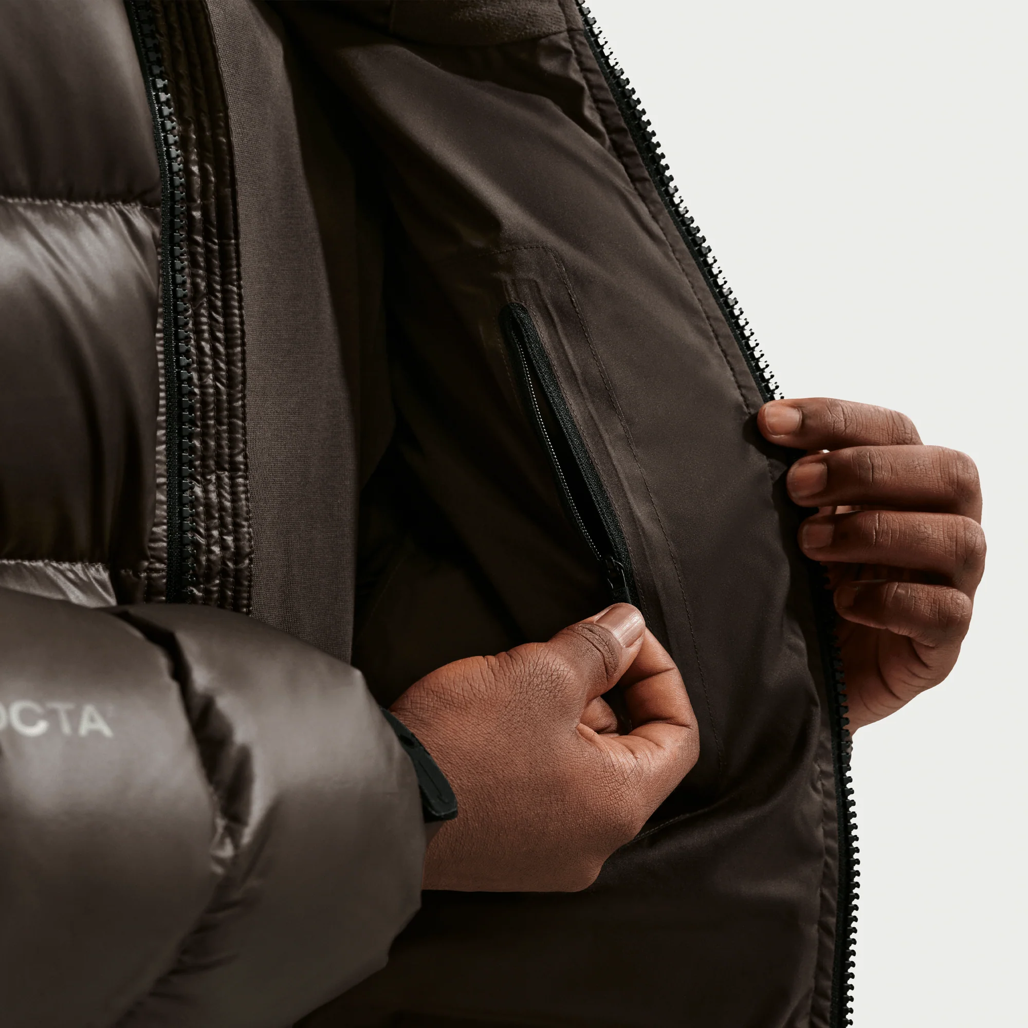 Nike x NOCTA Sunset Puffer Jacket Baroque Brown - Image 5