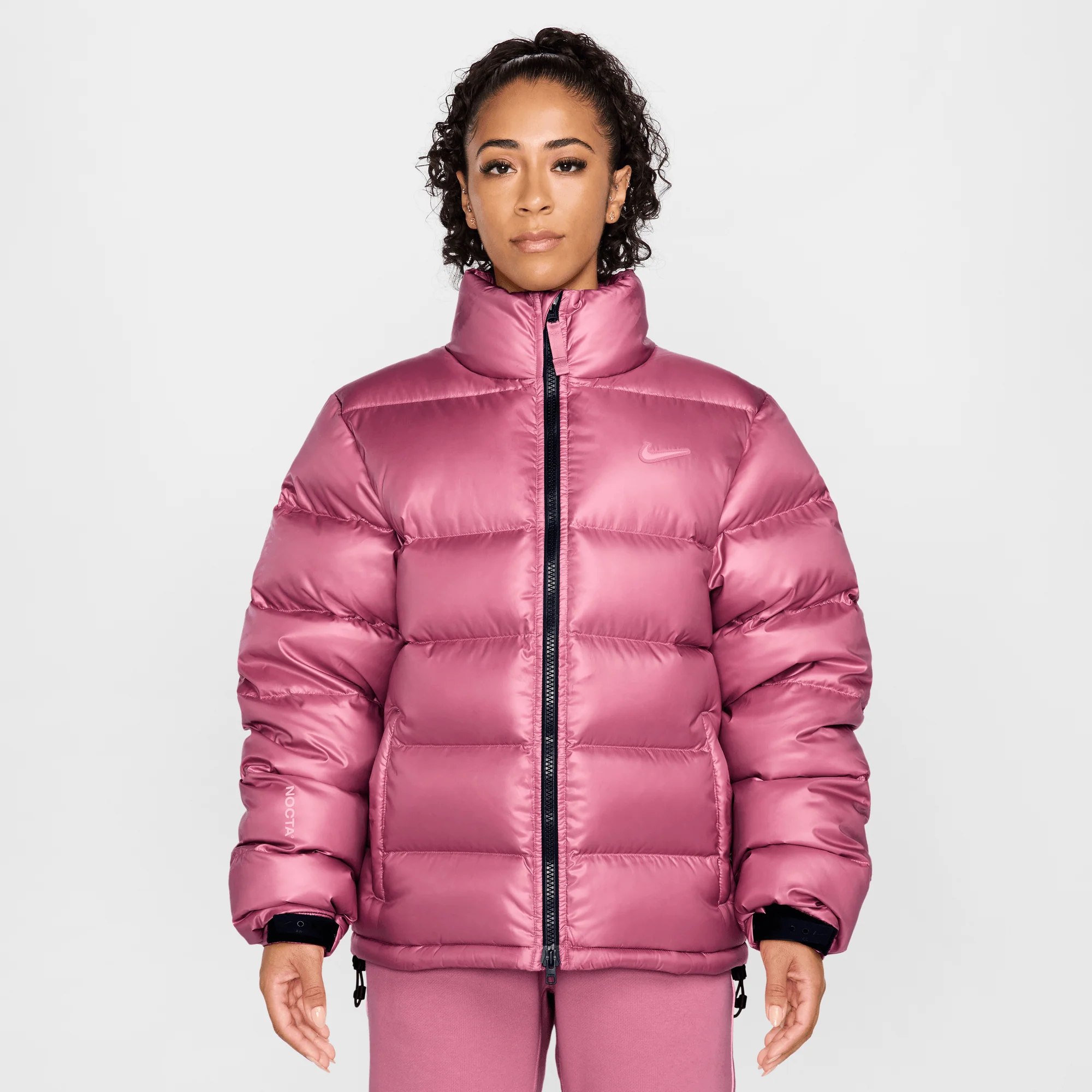 Nike x NOCTA Sunset Puffer Jacket Desert Berry - Image 5