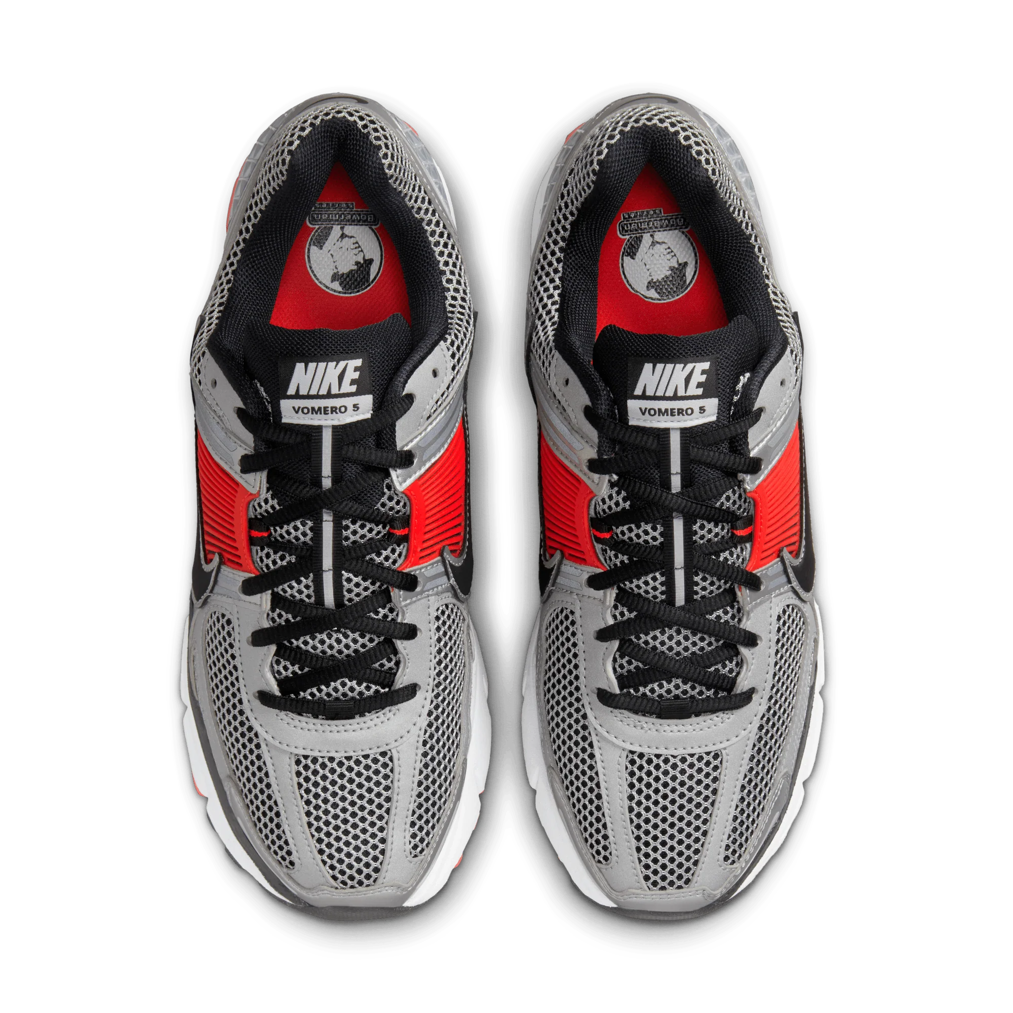 Nike Zoom Vomero 5 Bright Crimson Metallic Silver - Image 3