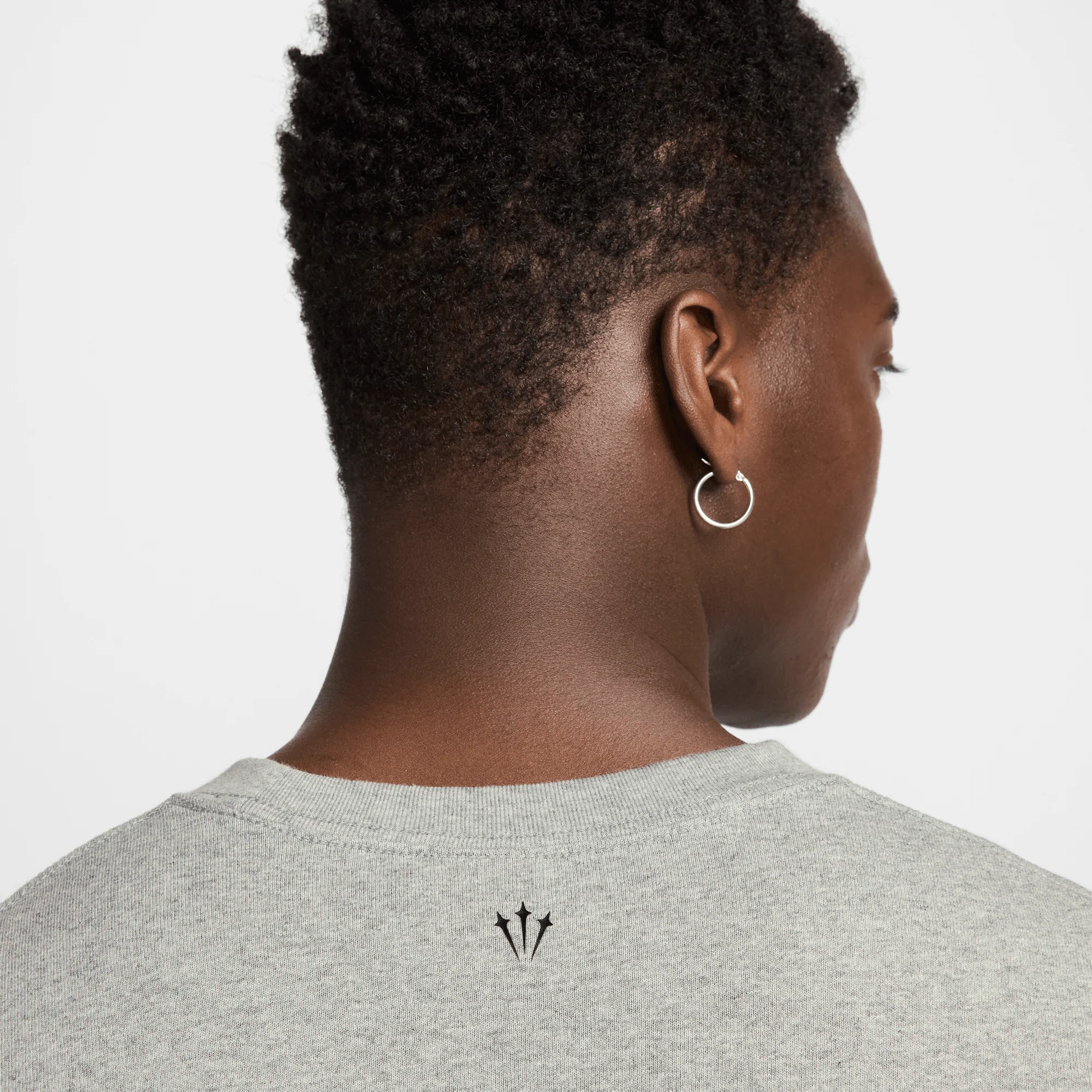 NOCTA T-Shirt Dark Grey Heather/Black - Image 4