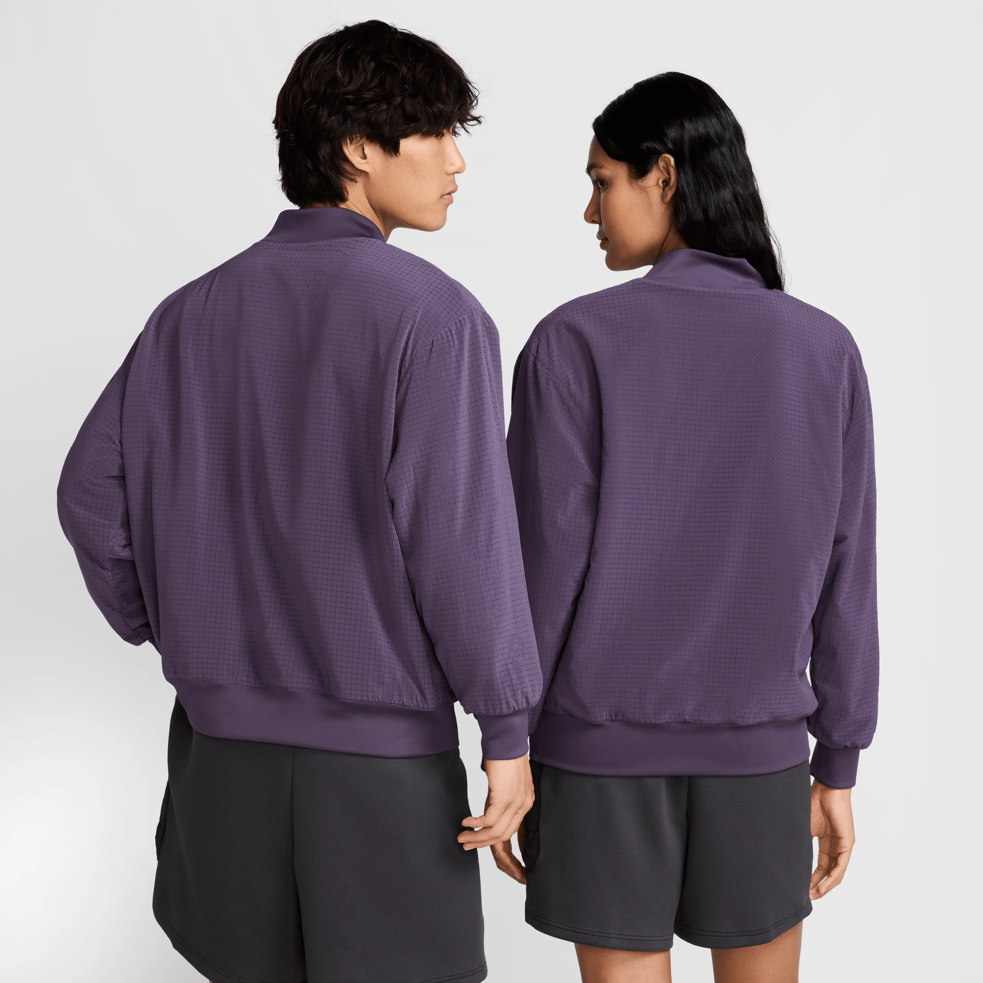 Sabrina Reversible Basketball Jacket Dark Raisin/Light Violet Ore/Washed Coral - Image 2