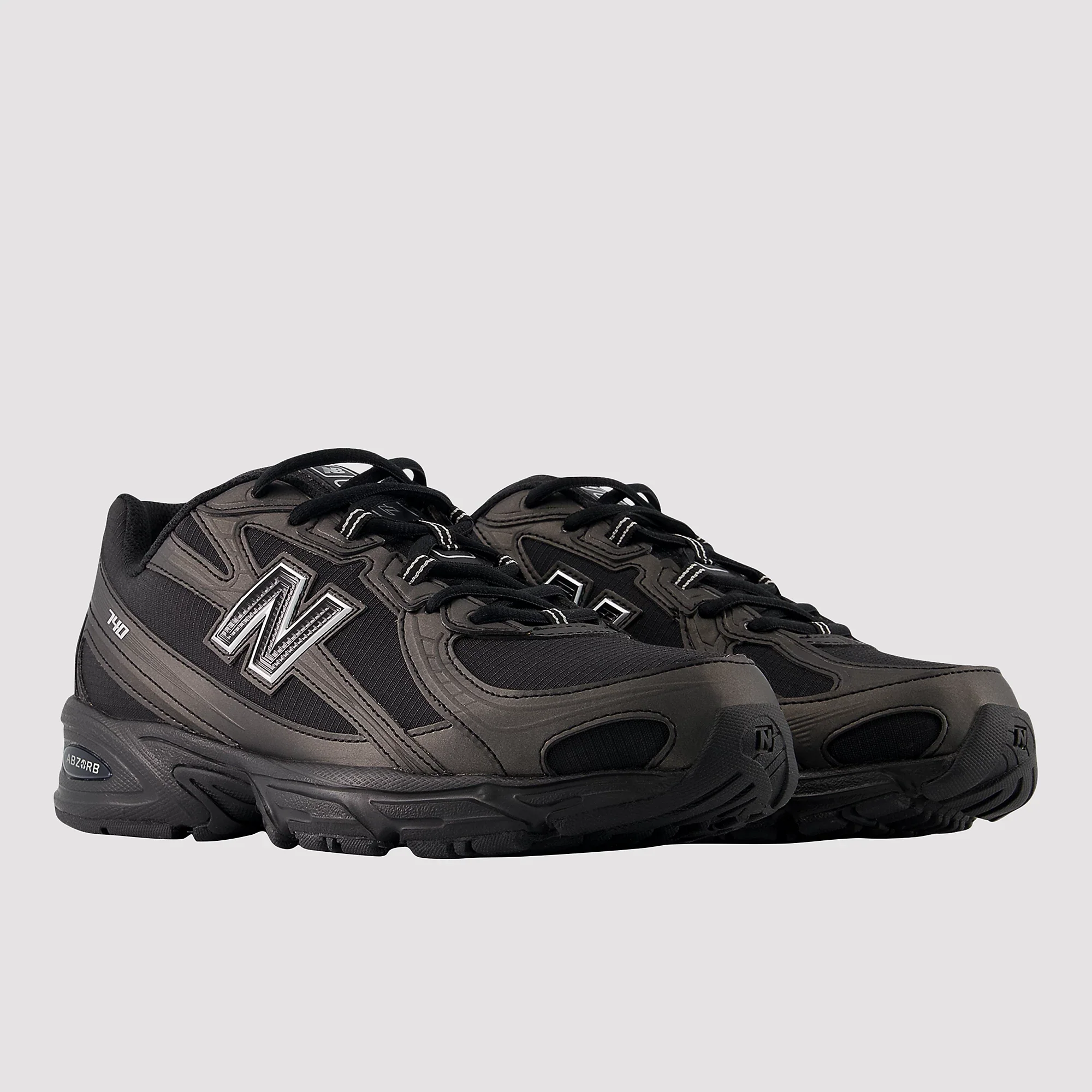 New Balance 740 Black Grey - Image 2