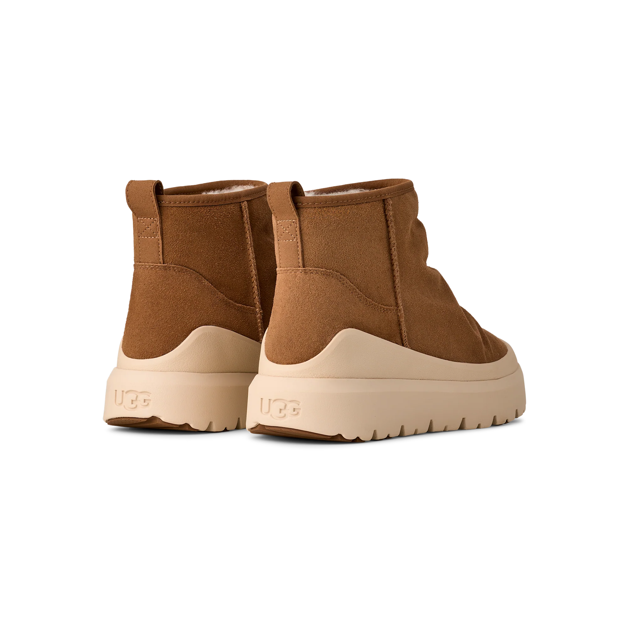UGG Heritage Utility Mini Boot Chestnut Whitecap - Image 4