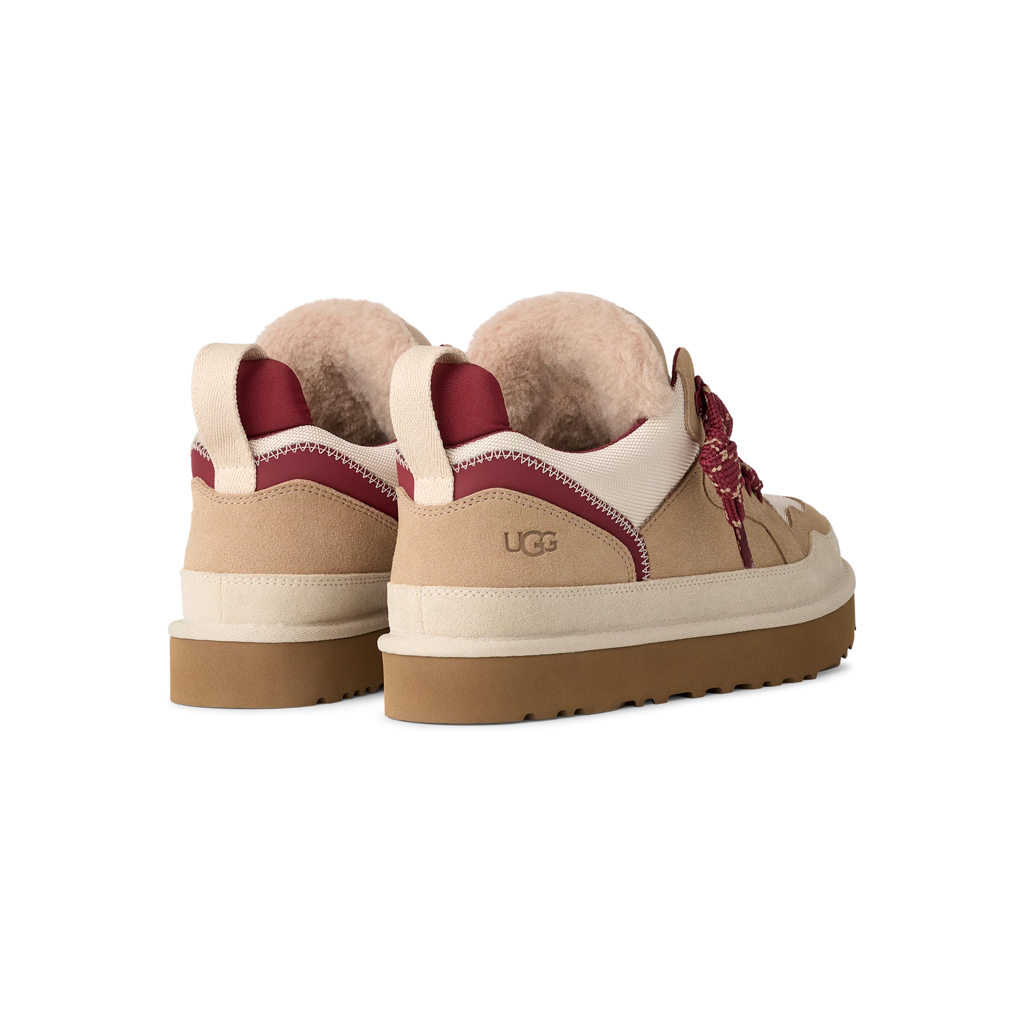 UGG Lowmel Driftwood Biking Red - Image 4