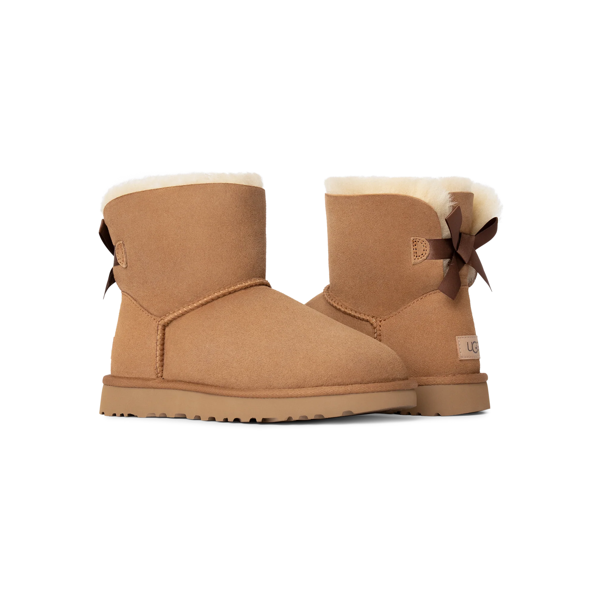 UGG Mini Bailey Bow II Chestnut (Women's) - Image 3