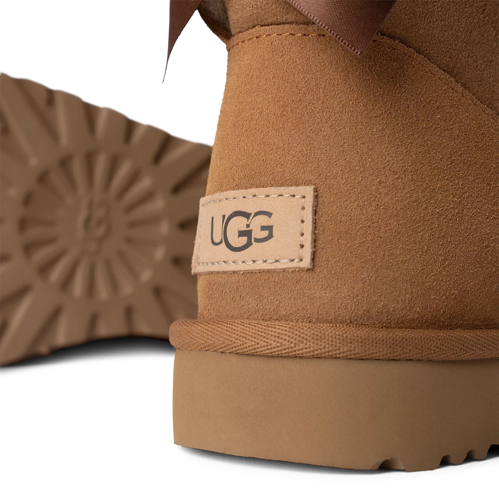 UGG Mini Bailey Bow II Chestnut (Women's) - Image 4