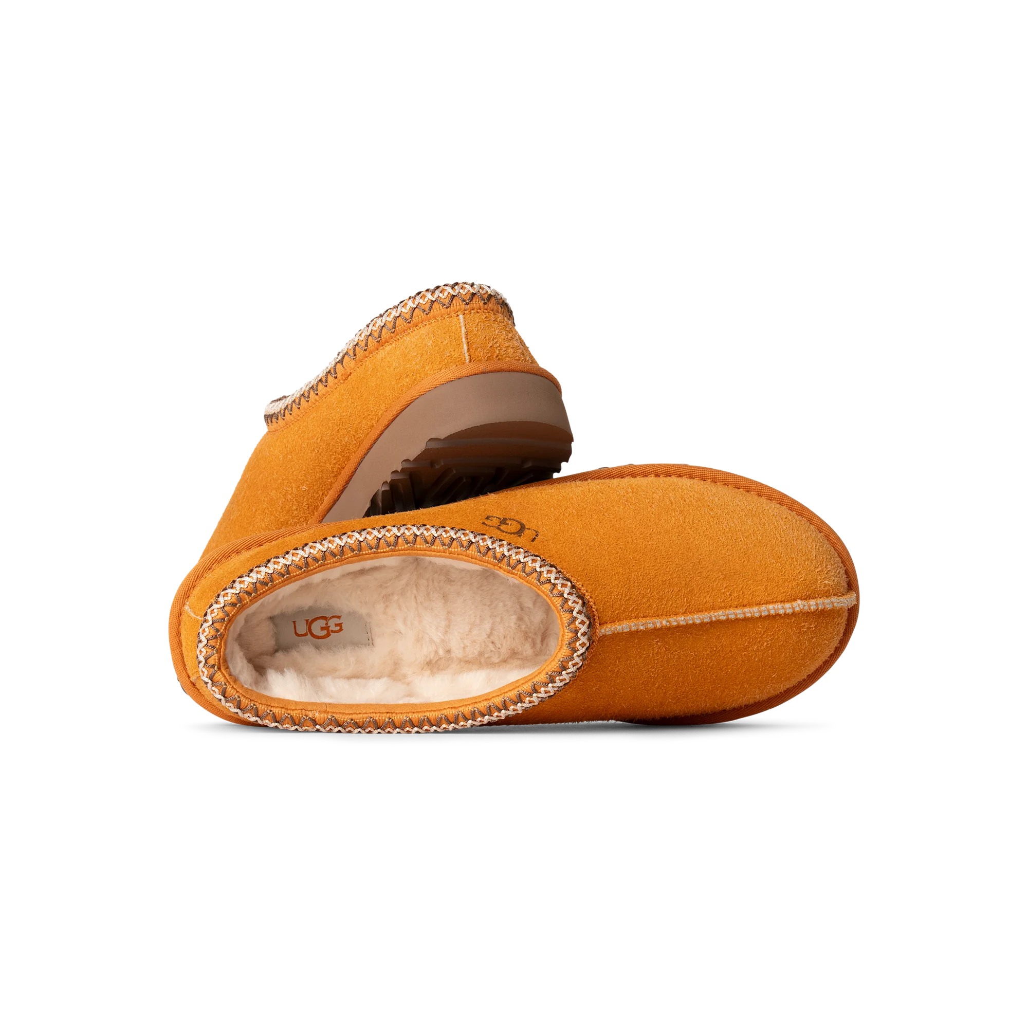 UGG Tasman Shaggy Suede Slipper Dark Apricot - Image 4