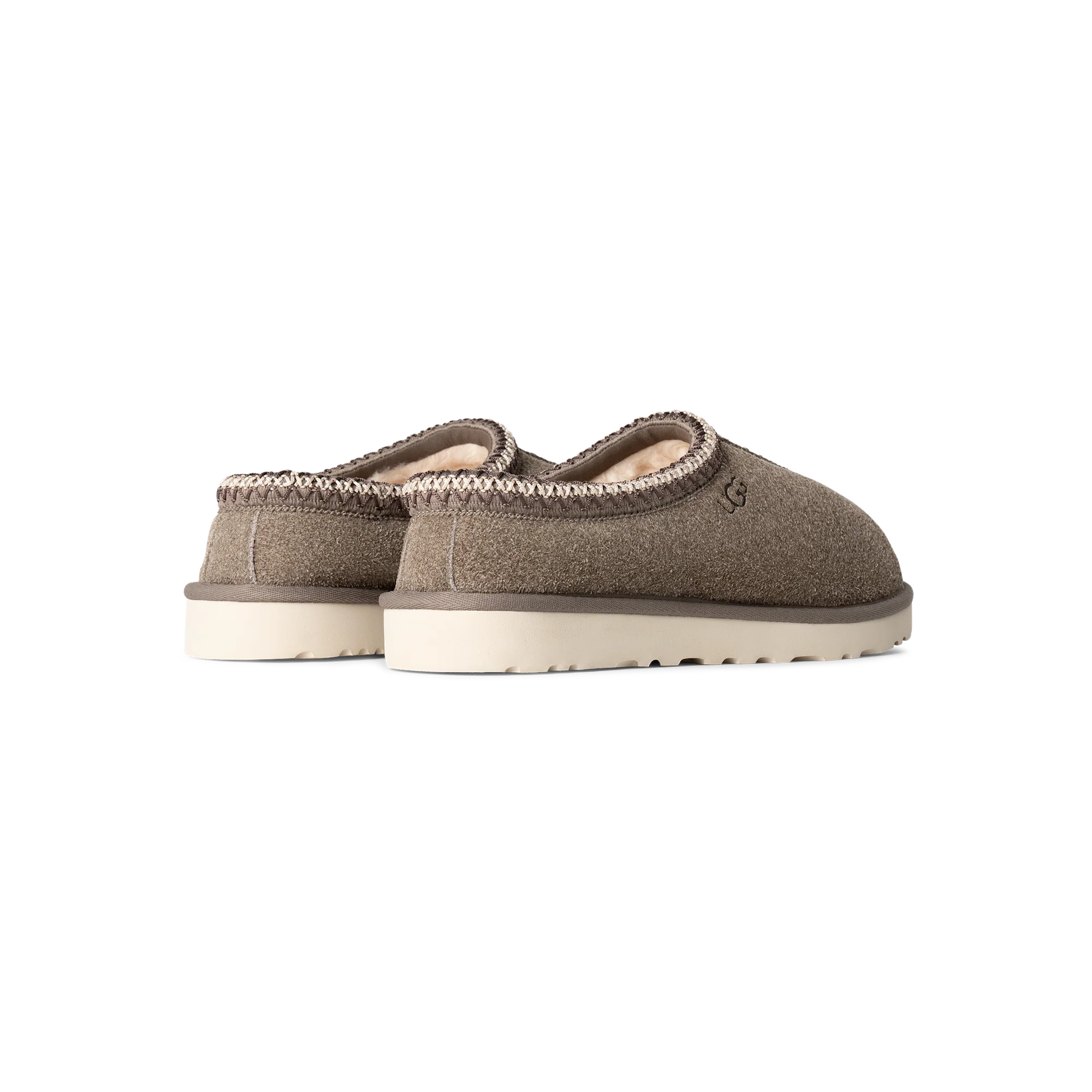 UGG Tasman Shaggy Suede Slipper Smoke Plume - Image 2