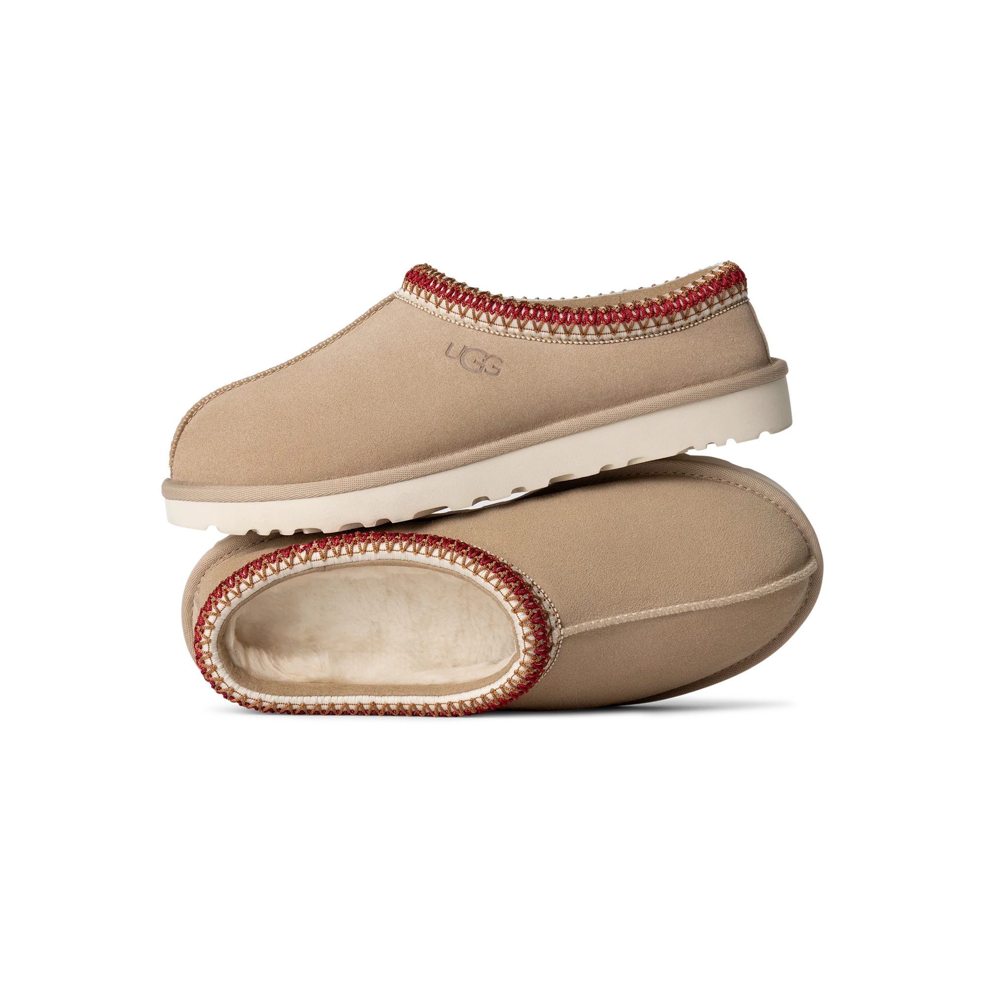 UGG Tasman Slipper Sand Dark Cherry (Women's) - Image 3