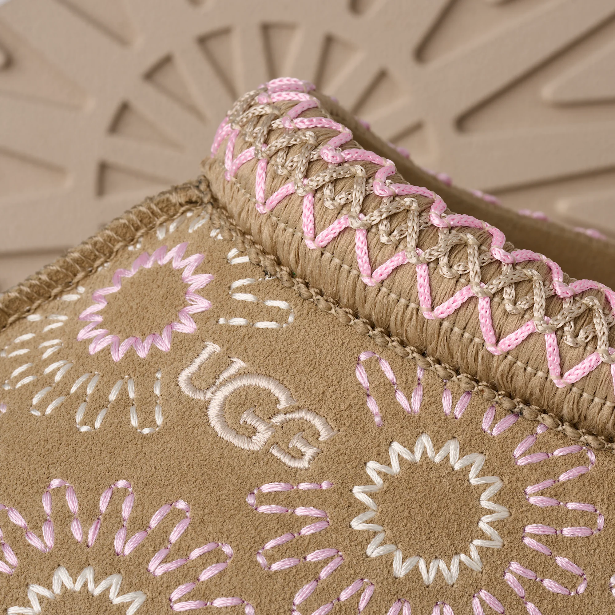 UGG Tazz Sun Stitch Slipper Mustard Seed (Women's) - Image 5